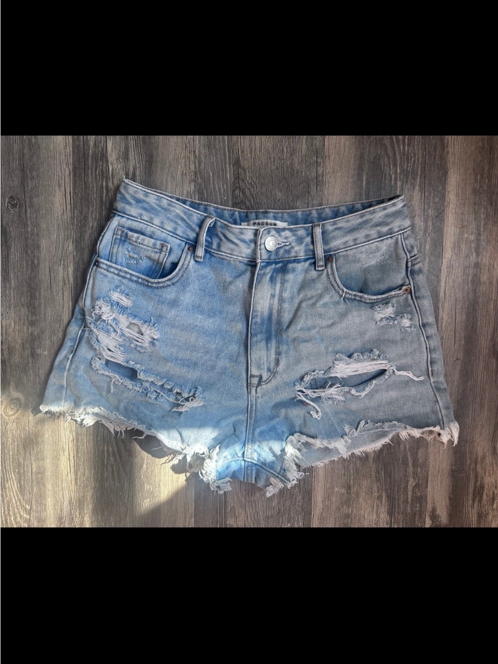 Pacsun High Waisted Festival Denim Shorts